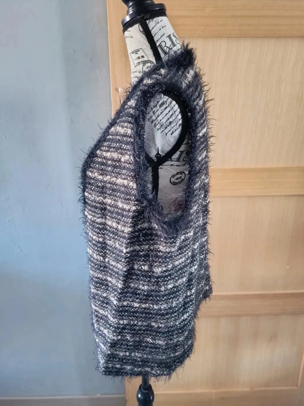 Colete sem mangas preto e cinza, La Maison du Jersey T46/48 – photo 2